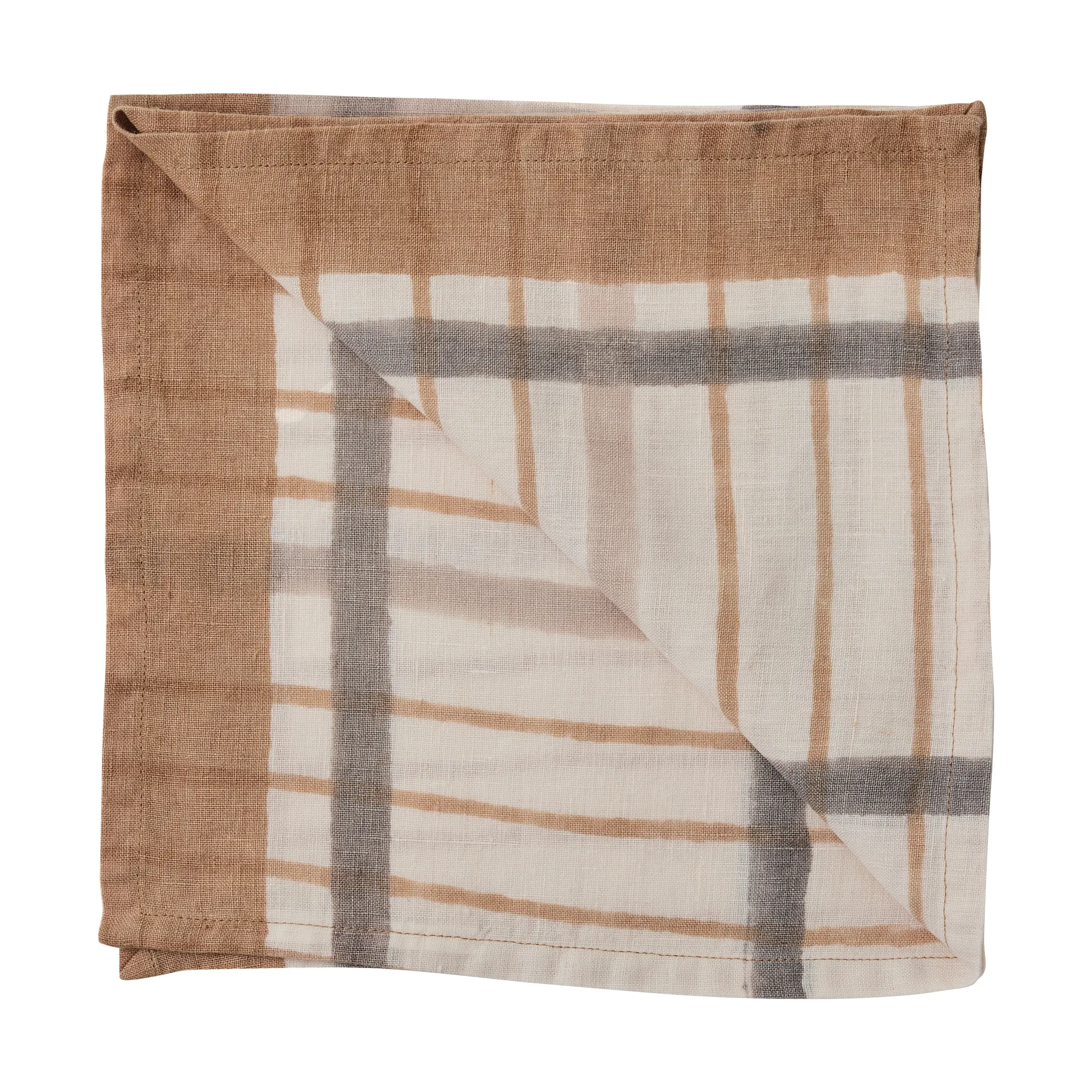 Ella serviett 50x50 cm, Hazelnut Tell Me More