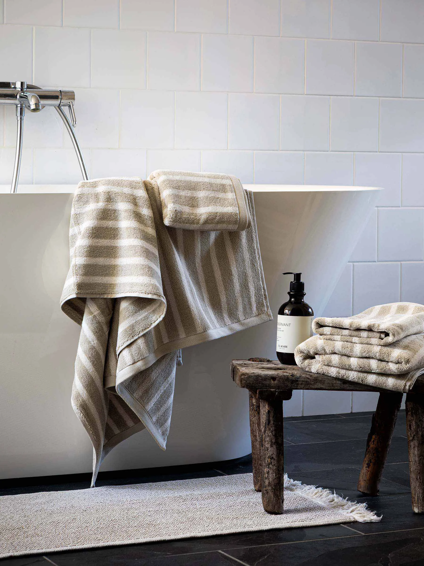 Elsa baderomsmatte, Off-white, 60x100 cm Tell Me More