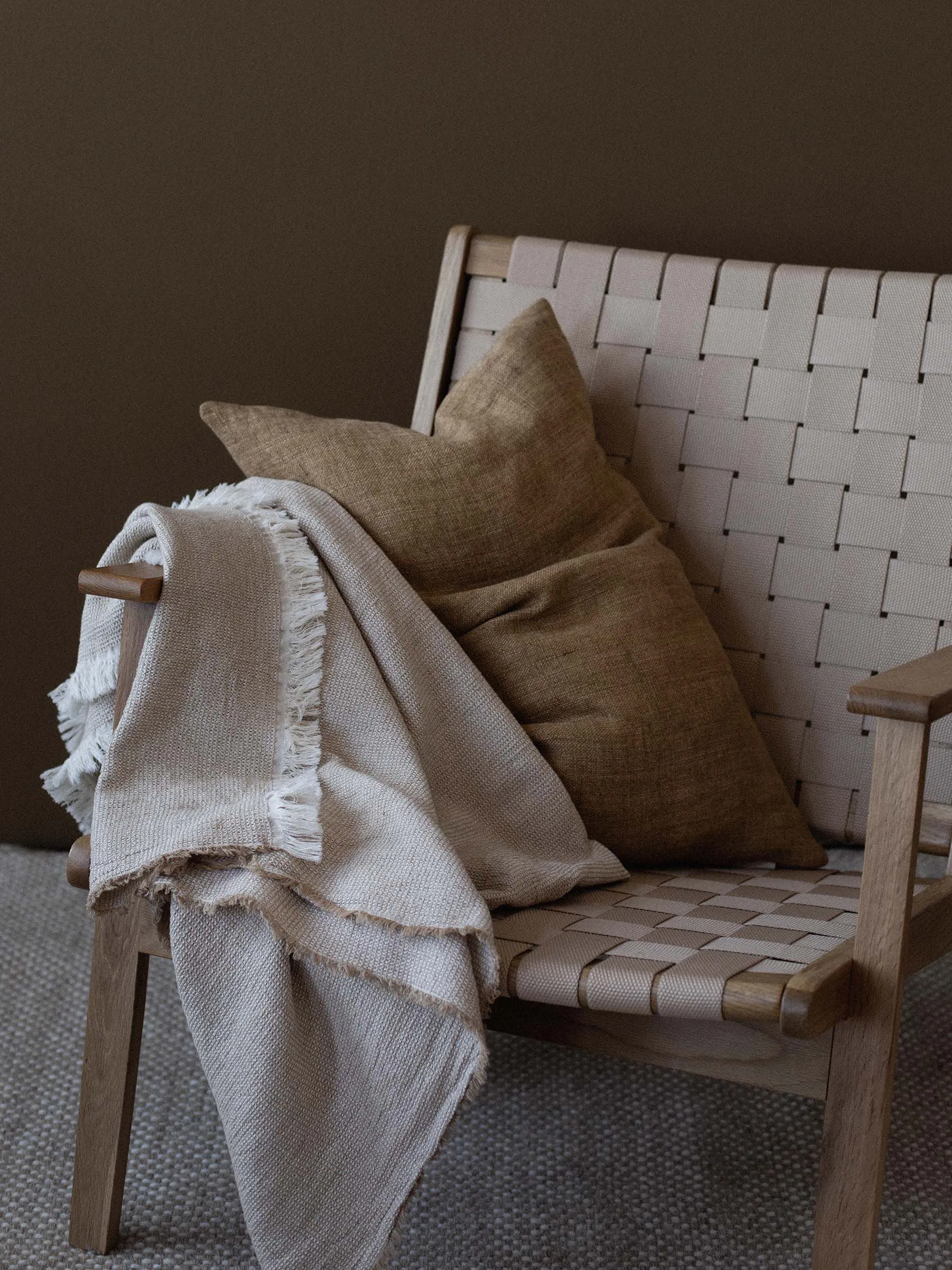 Florian pledd 135x200 cm, Beige Tell Me More