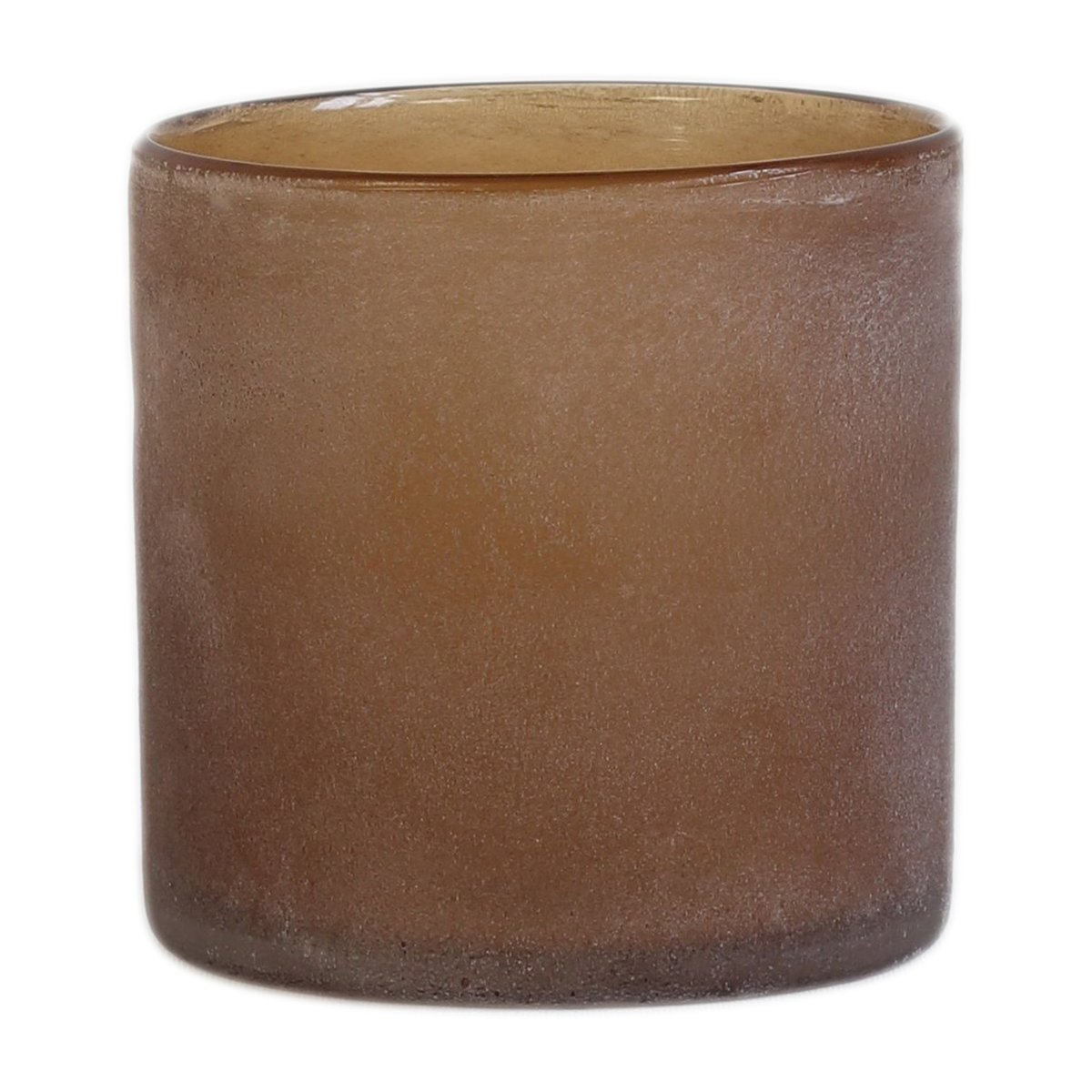 Tell Me More - Frost lyslykt 9x9 cm brown