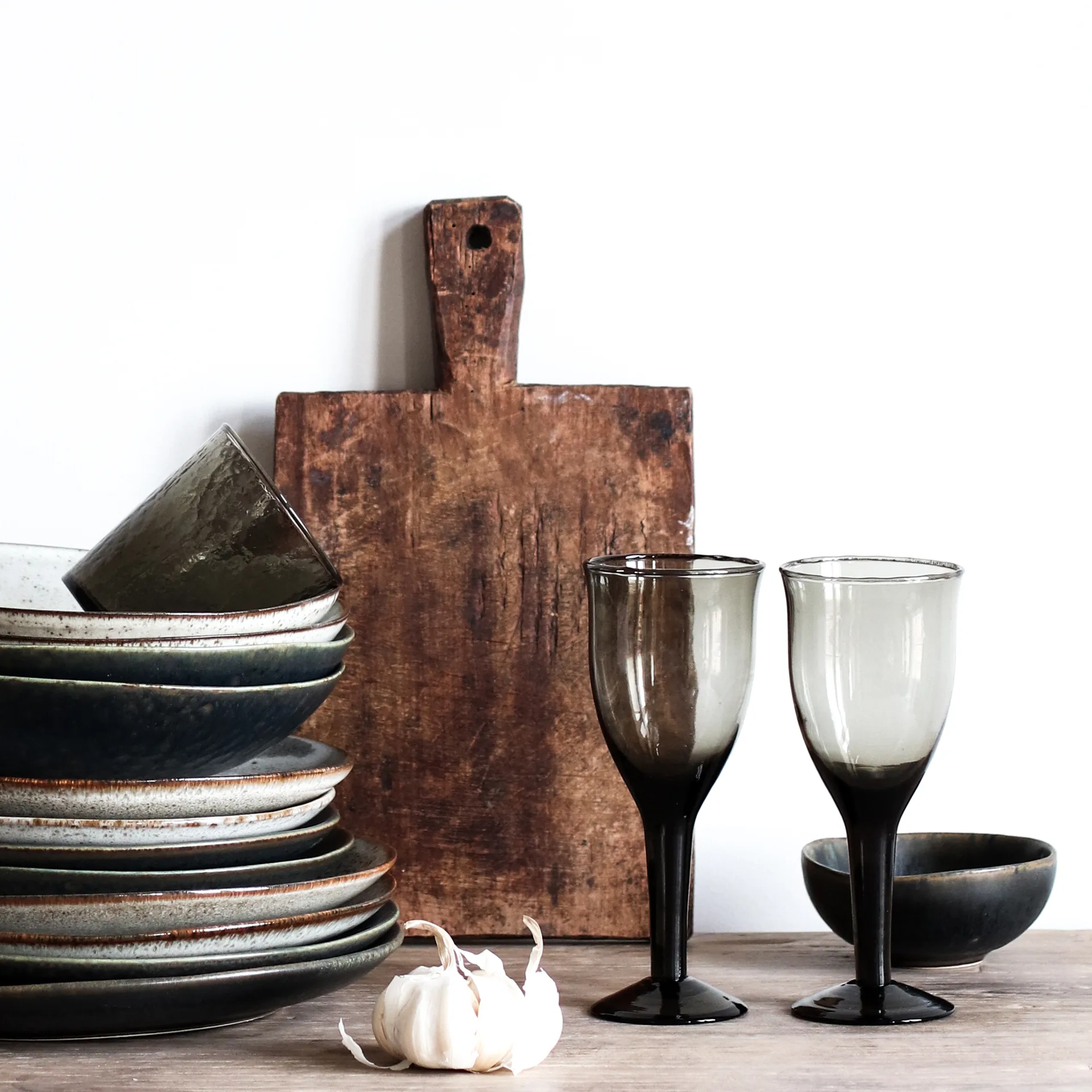 Galette drikkeglass 30 cl, Smoke (grå) Tell Me More