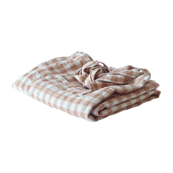 Gingham rutete forkle 90x75 cm - Biscuit - Tell Me More