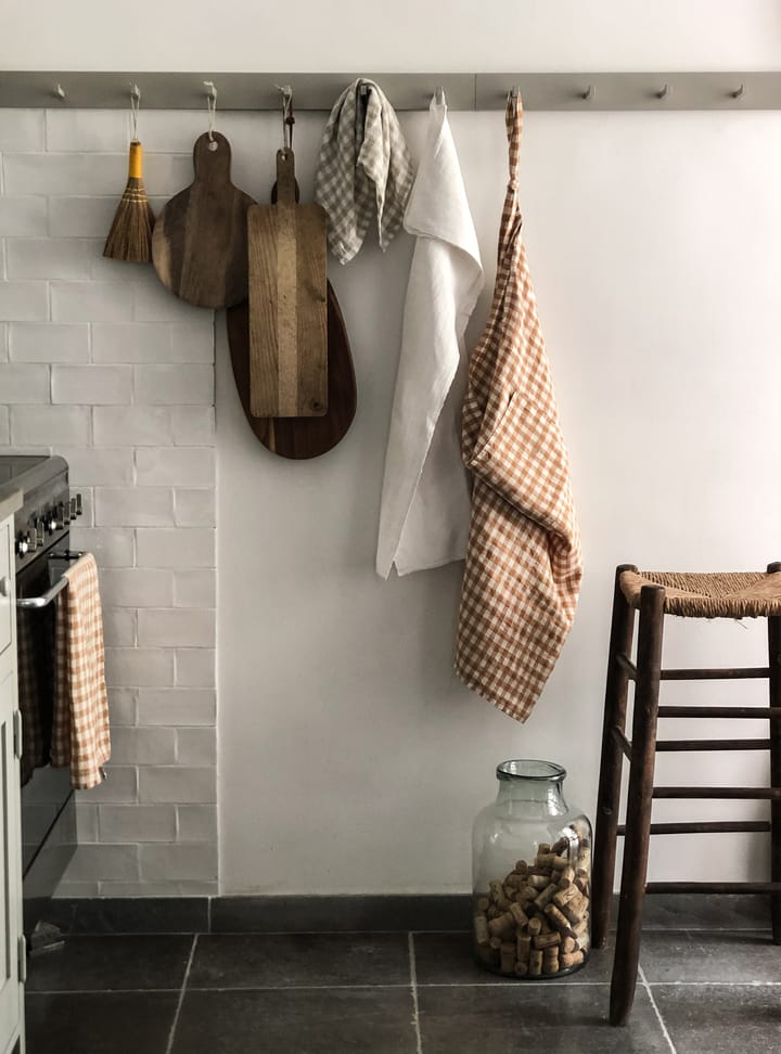 Gingham rutete forkle 90x75 cm, Biscuit Tell Me More