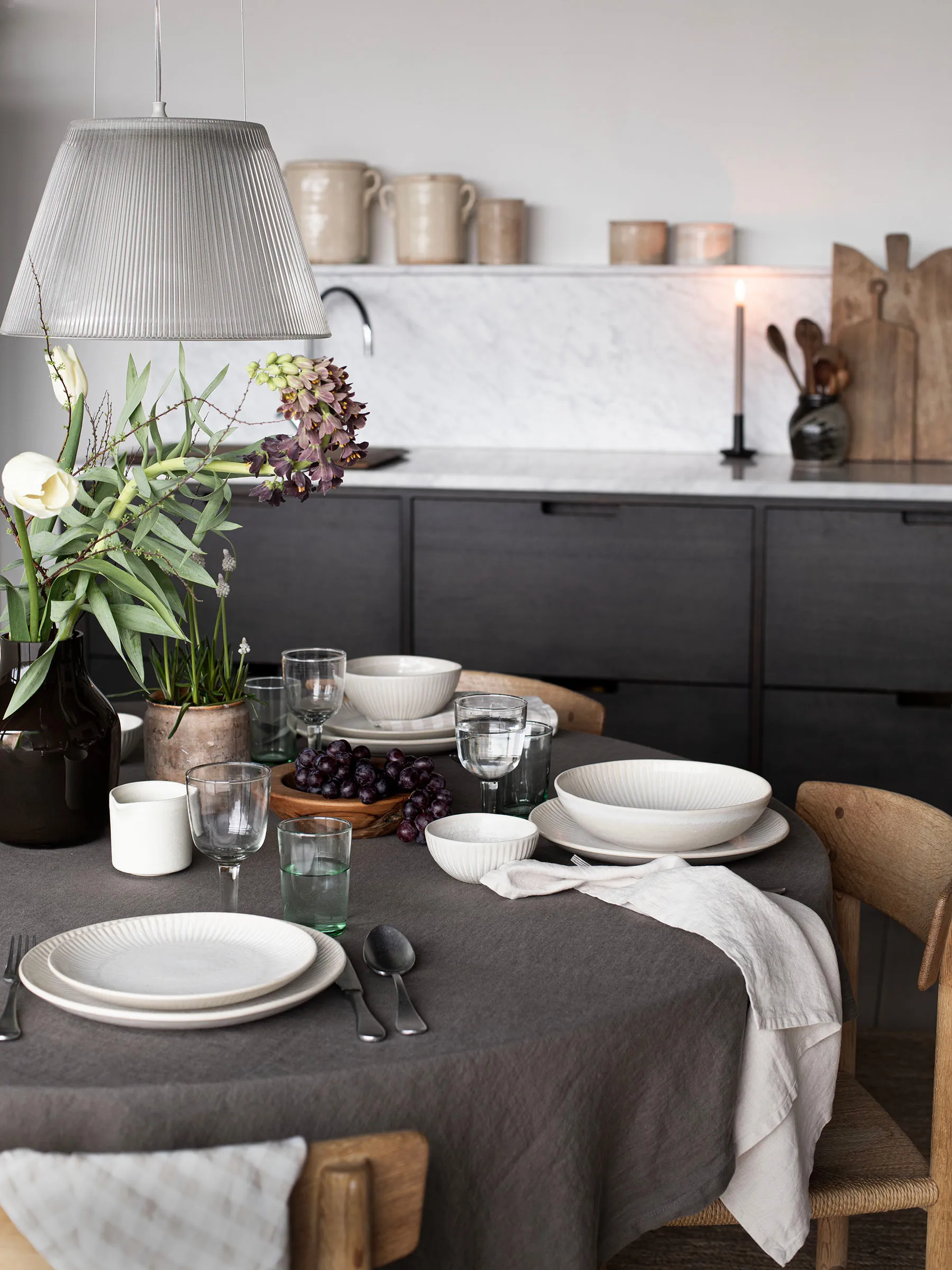 Granada tallerken Ø26,5 cm, Cremevit-beige Tell Me More