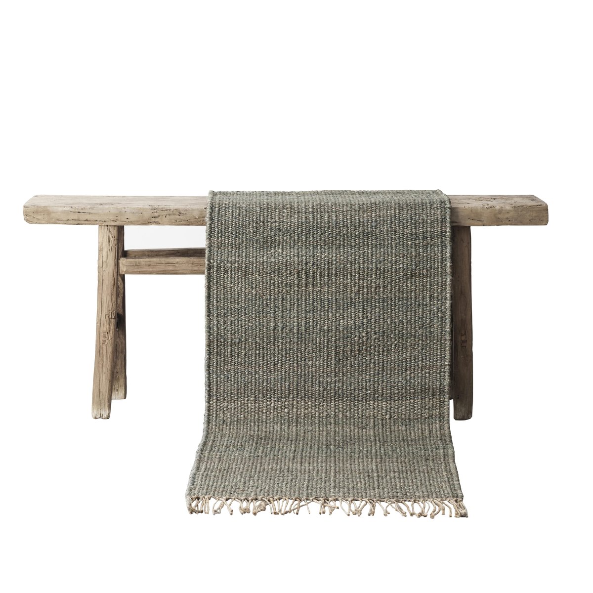 Hemp gulvteppe grå 80x150 cm
