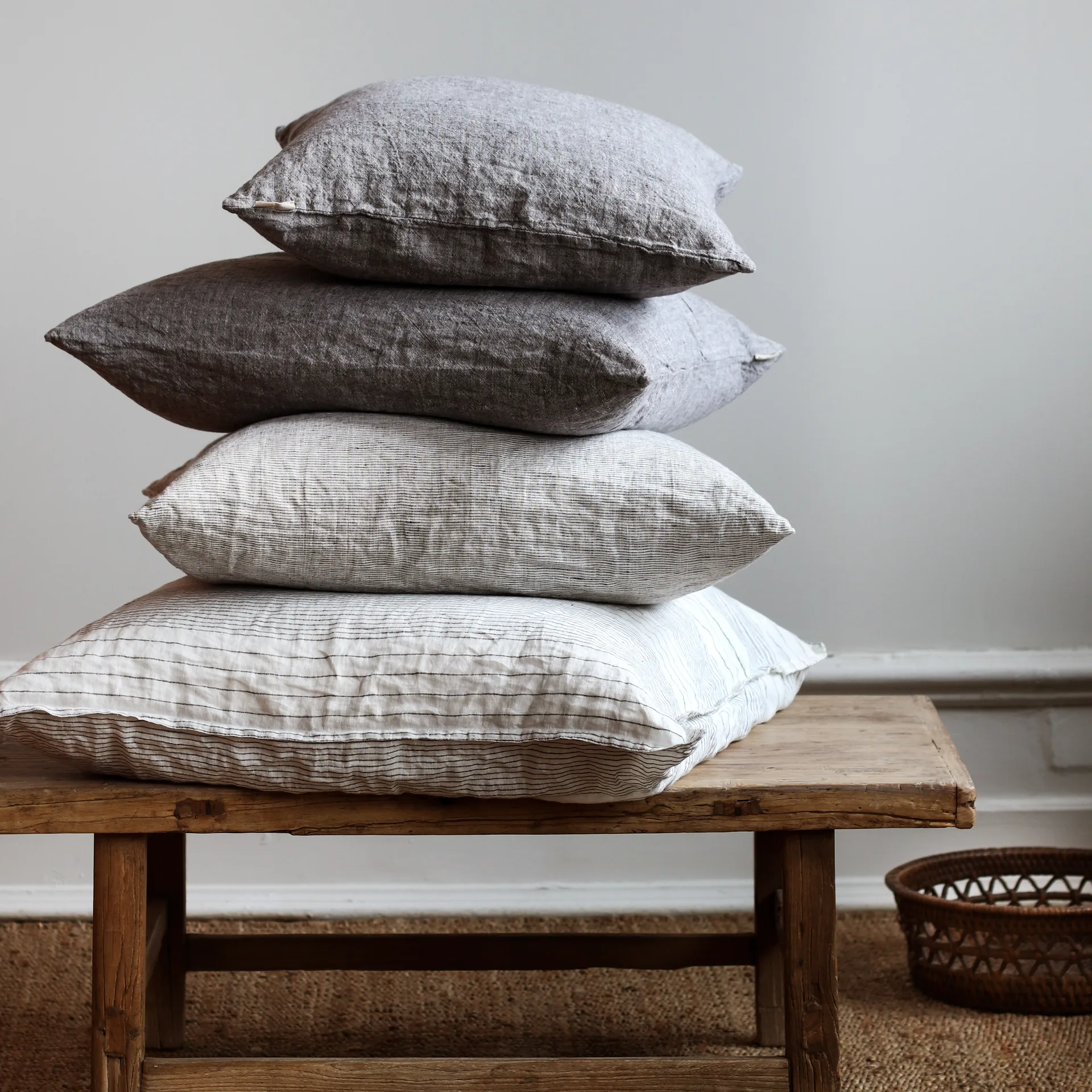 Julian putetrekk 50x50 cm, Grå-melerad Tell Me More