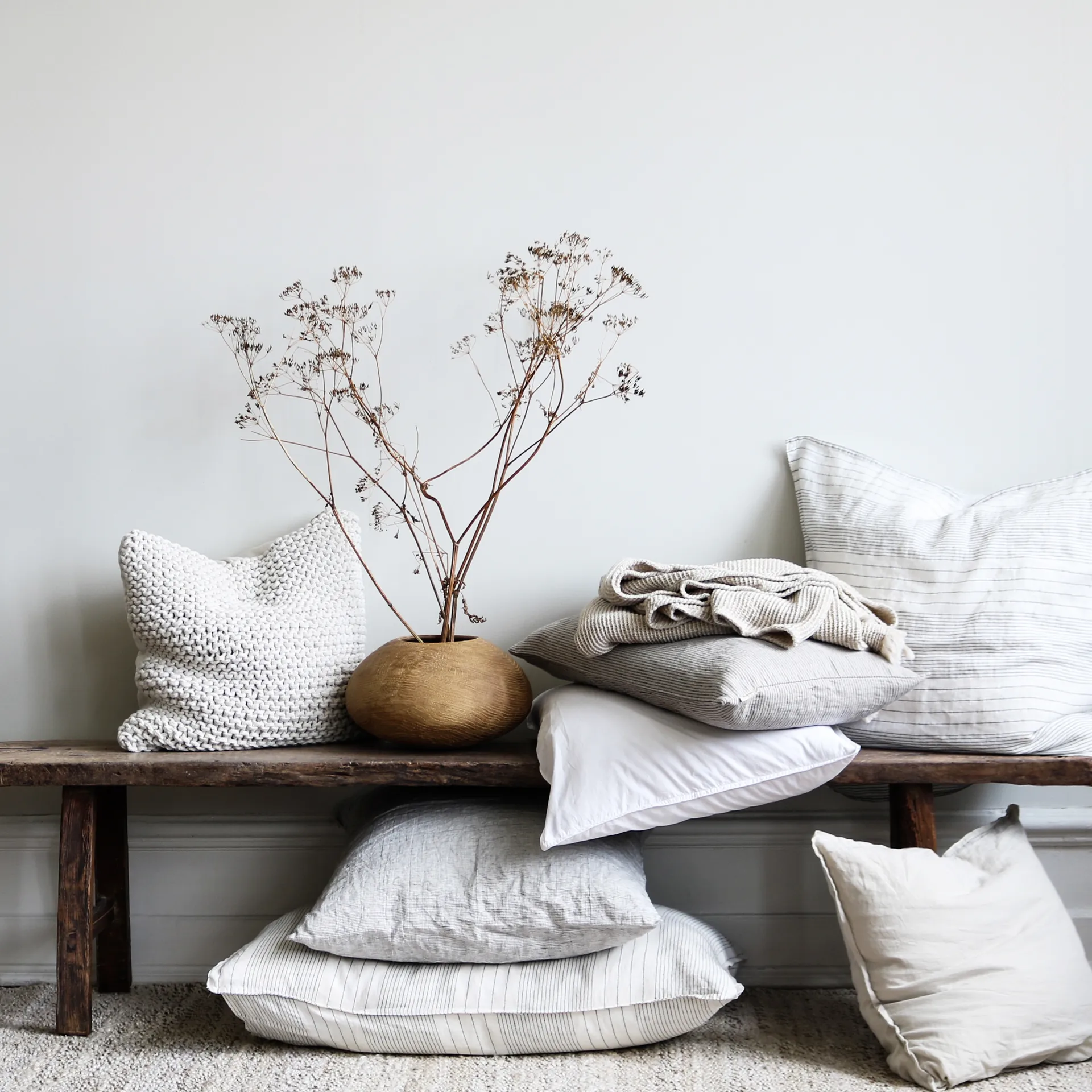 Klint putetrekk 40x60 cm, Beige-svart Tell Me More