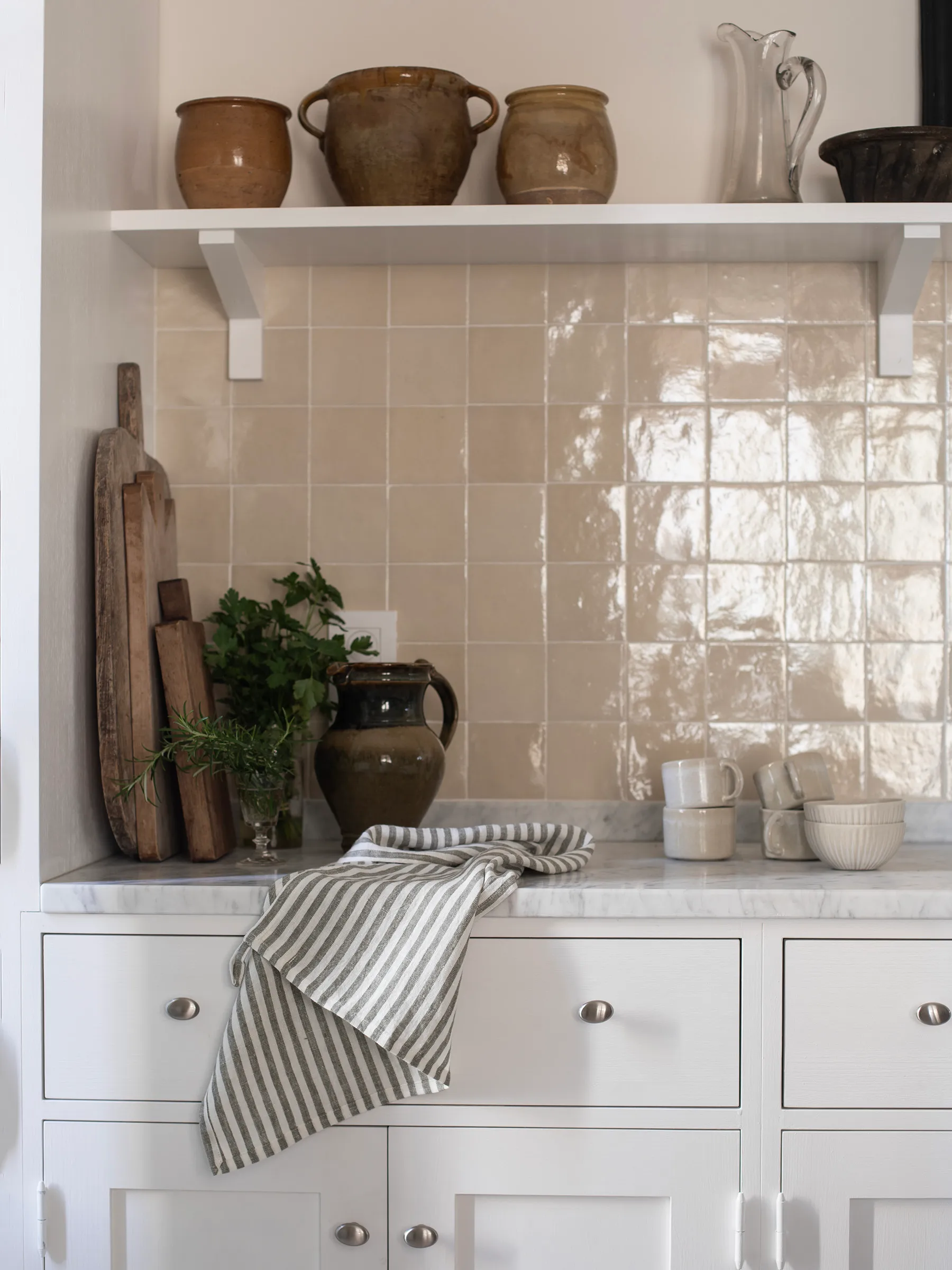 Leon kjøkkenhåndkle 50 x 70 cm, Seagrass Tell Me More