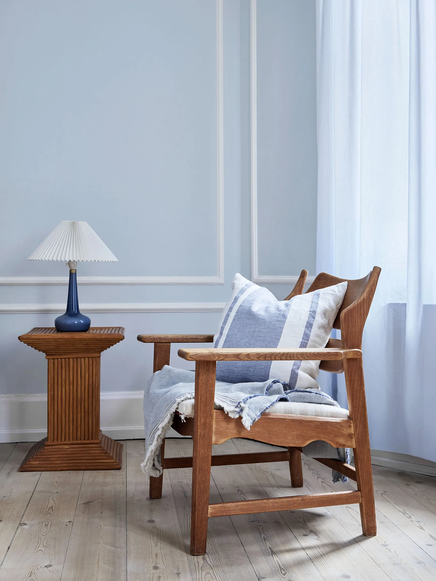 Leonie pledd, Blue, 135x200 cm Tell Me More