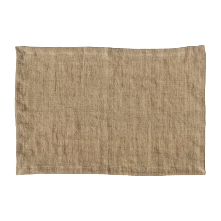 Tell Me More Marion bordbrikke lin 37x50 cm Pampas | Skandinavisk Design | Spisebrikker | Brun