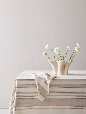 Noah bordduk - Beige stripe, 145x270 cm - Tell Me More