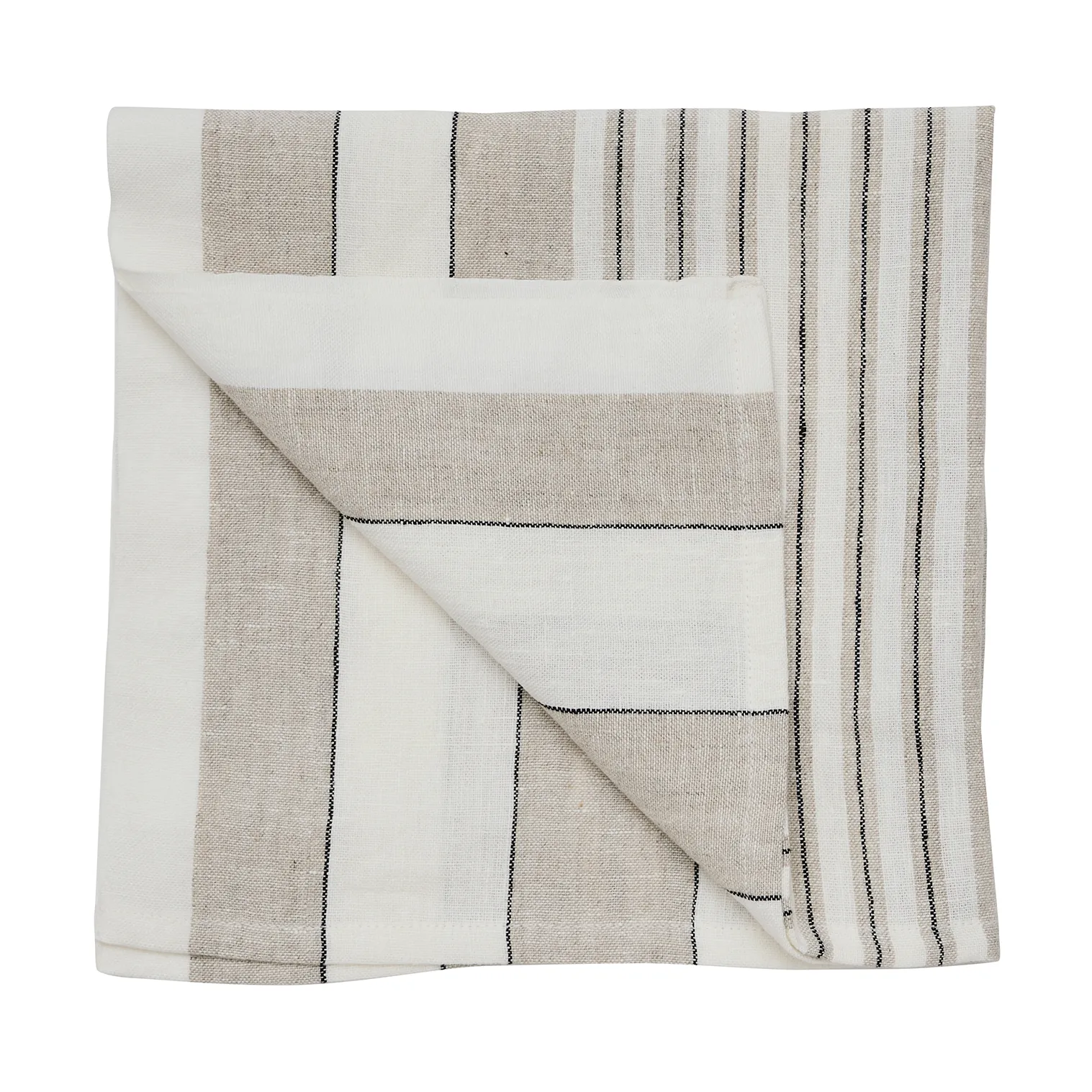 Noah linneserviett 50x50 cm, Beige stripe Tell Me More