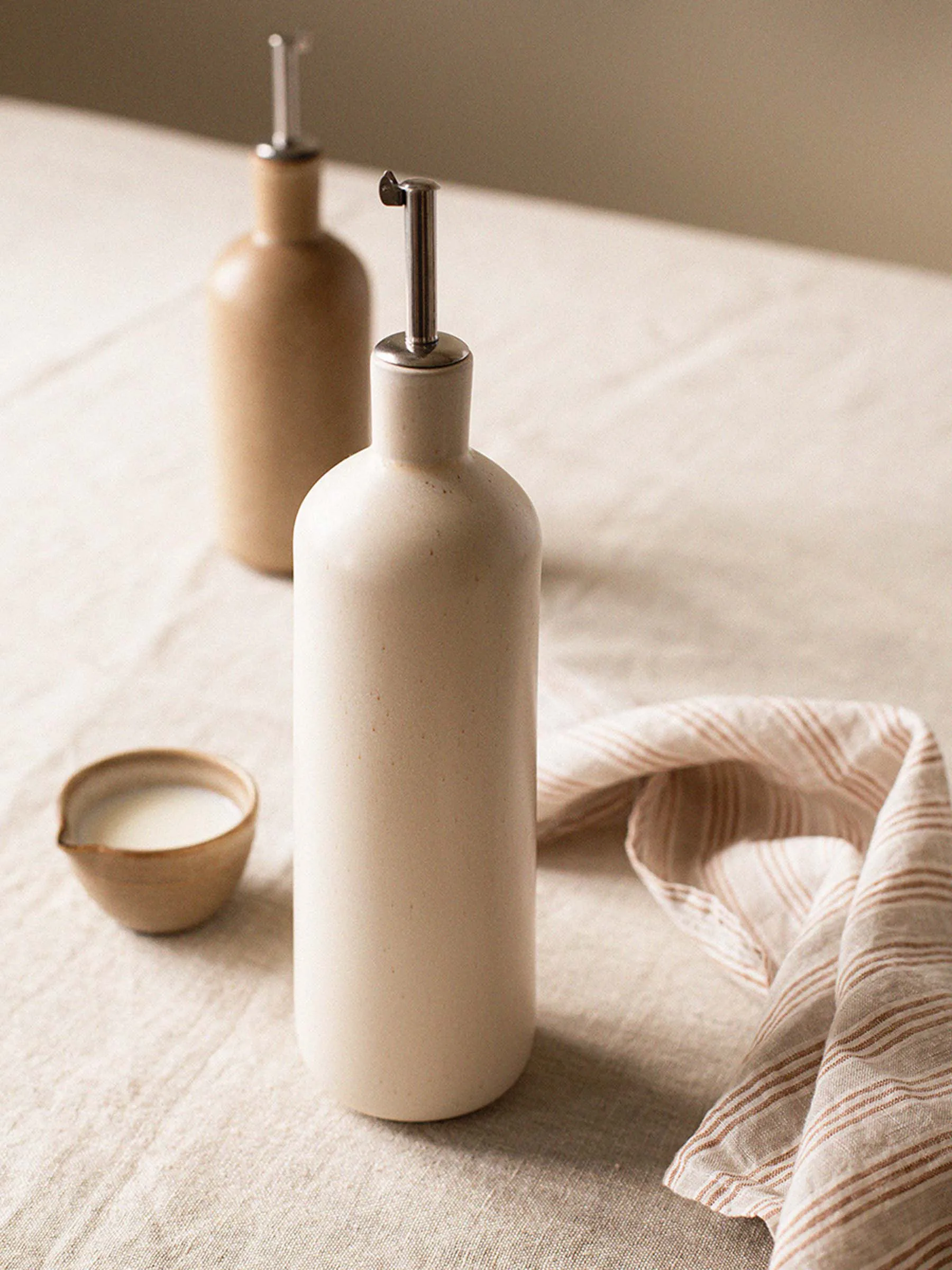 Palermo flaske for olje- & eddik, Offwhite, medium 70 cl Tell Me More