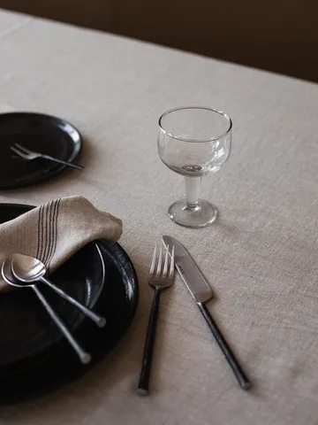 Steel bestikksett 4 deler - Opolert stål - Tell Me More