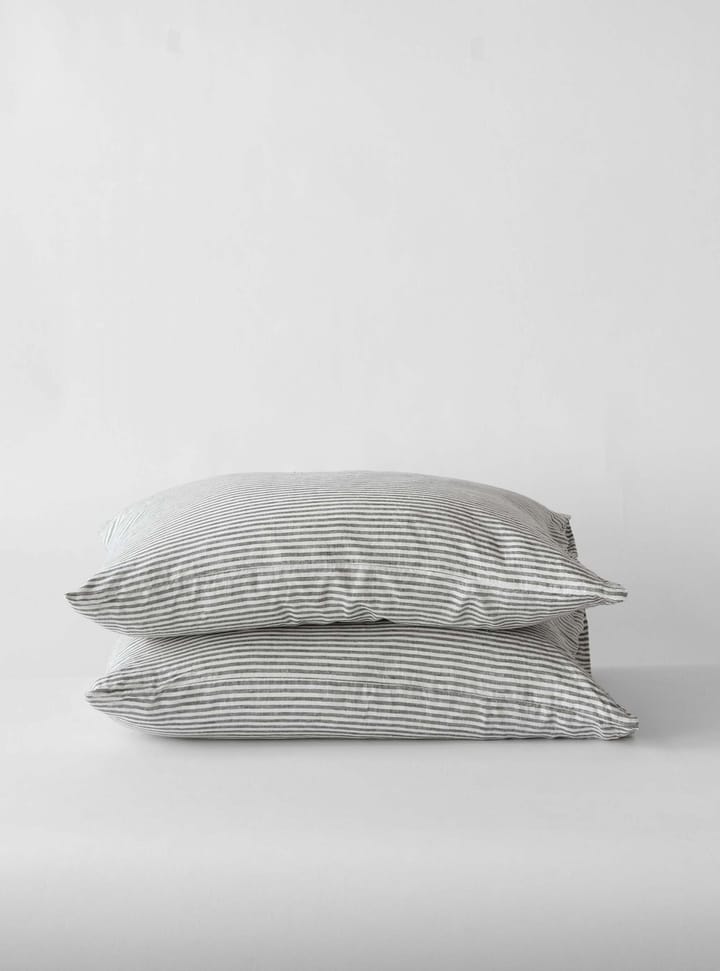 Stonewashed lin putevar 50 x 70 cm 2-pakning, Grey-white Tell Me More