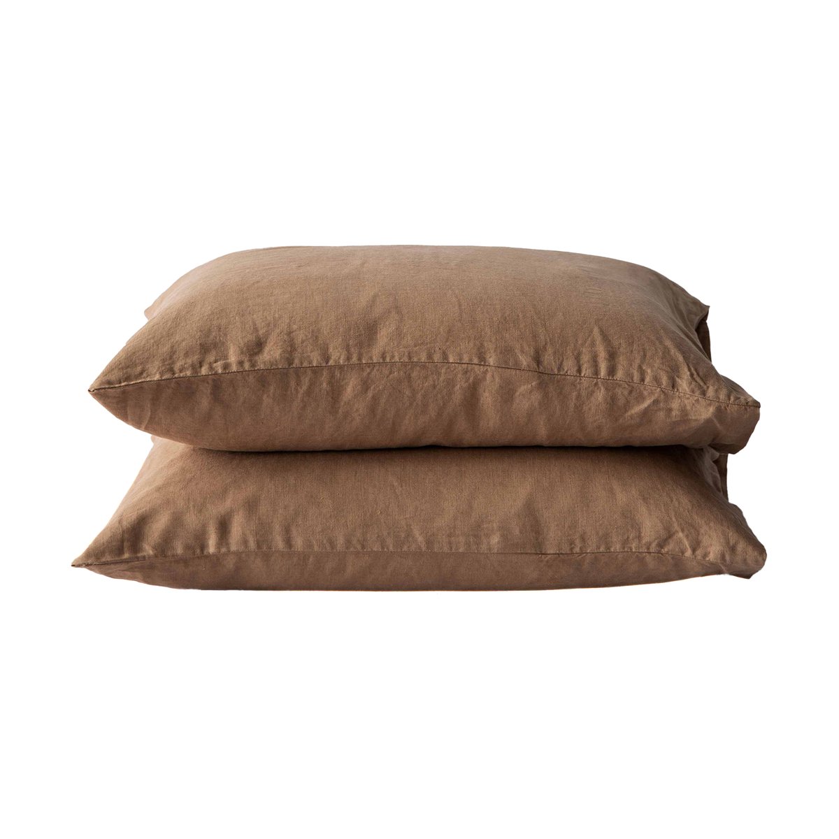 Bilde av Tell Me More Stonewashed linen putevar 50 x 60 cm 2-pakning Hazelnut