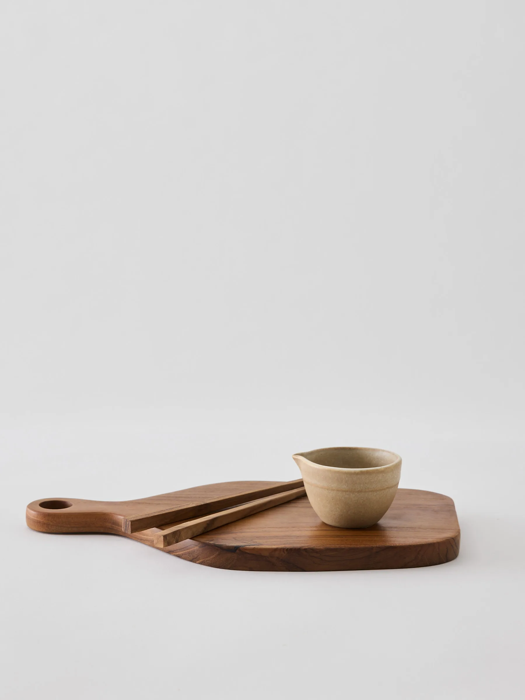 Teak spisepinner 1 sett, Brun Tell Me More