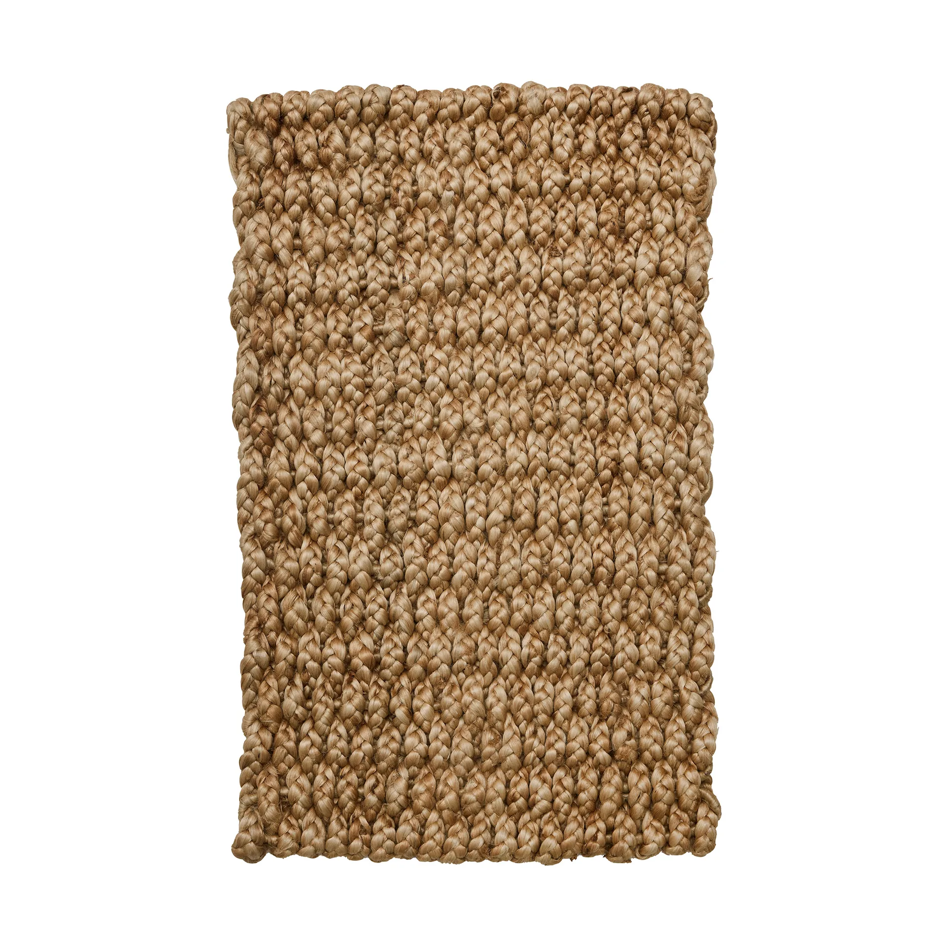 Tell Me More Braided jute dørmatte 45x75 cm, Natural Tell Me More