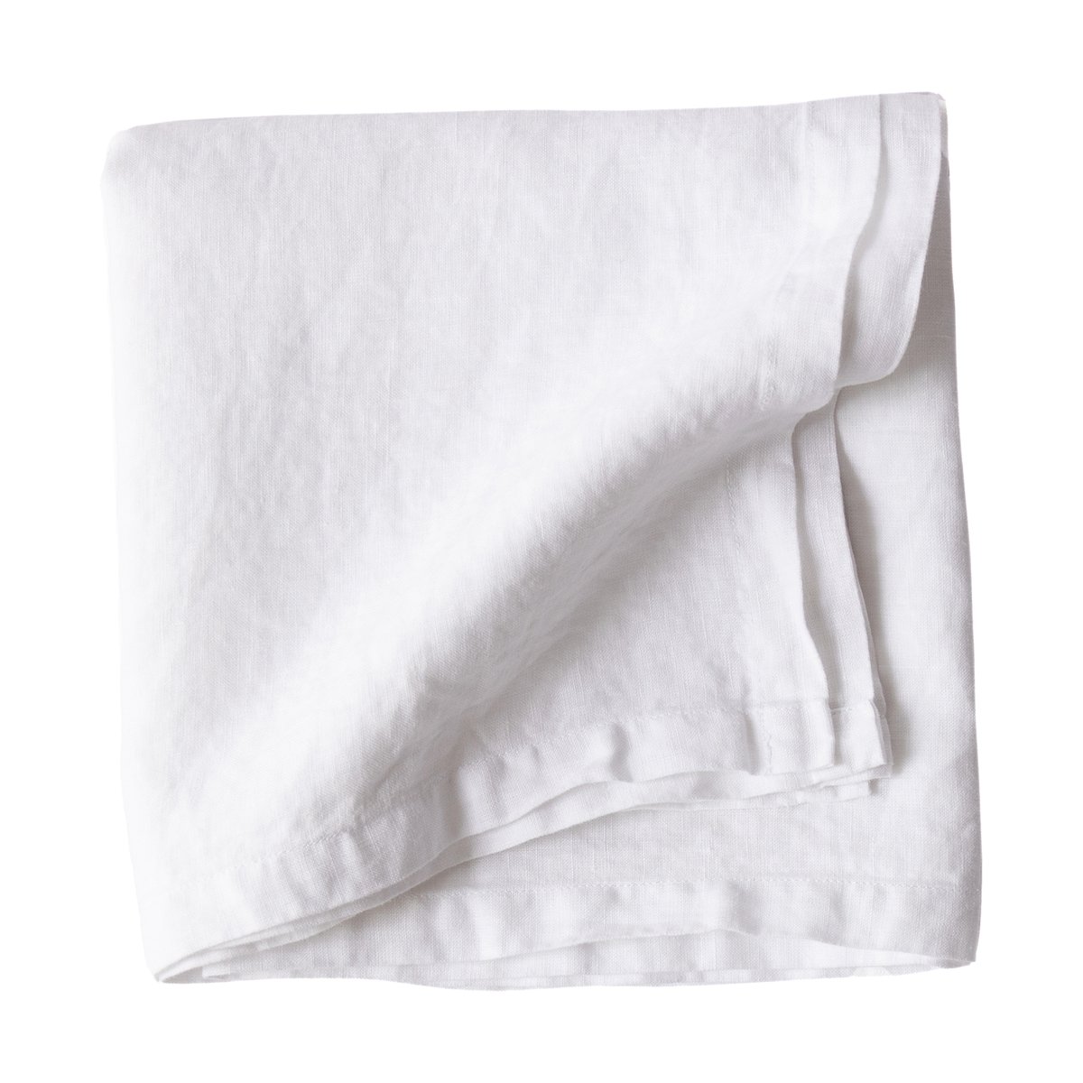 Tell Me More linduk 145 x 145 cm Bleached white | Skandinavisk Design | Duker | Hvit