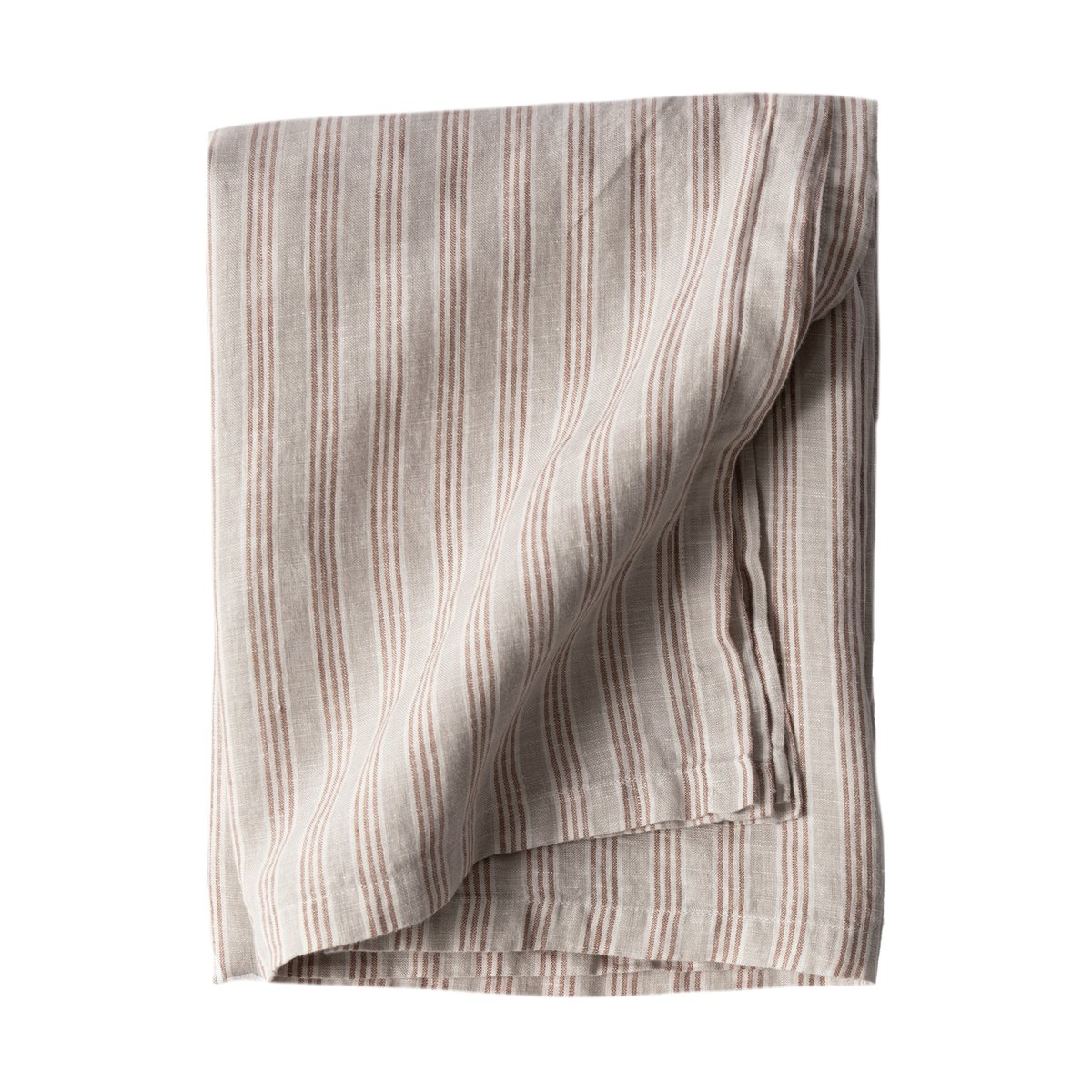 Tell Me More linduk 145 x 270 cm Hazelnut stripe | Skandinavisk Design | Duker | Brun