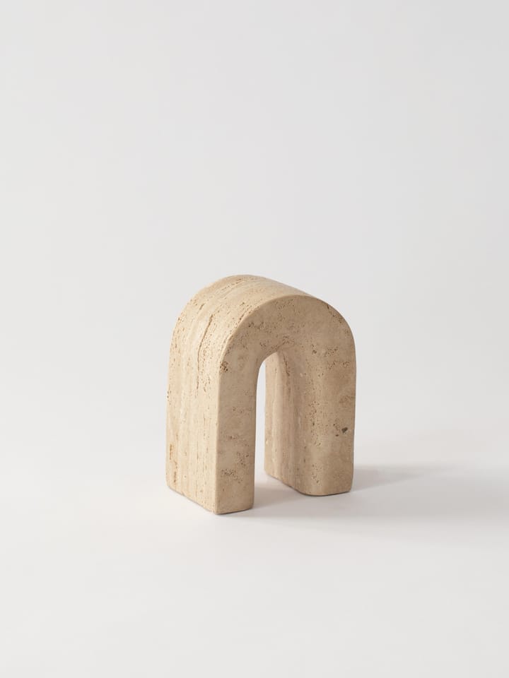 Travertine bokstøtte - 15 cm - Tell Me More