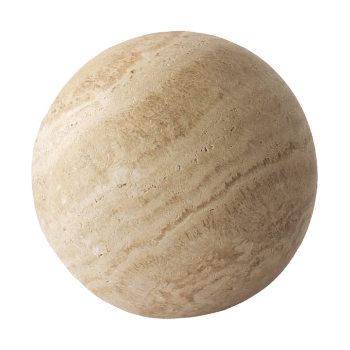 Travertine dekorasjonskule - Ø 10 cm - Tell Me More