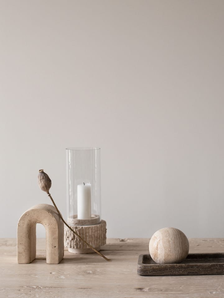 Travertine dekorasjonskule - Ø 10 cm - Tell Me More