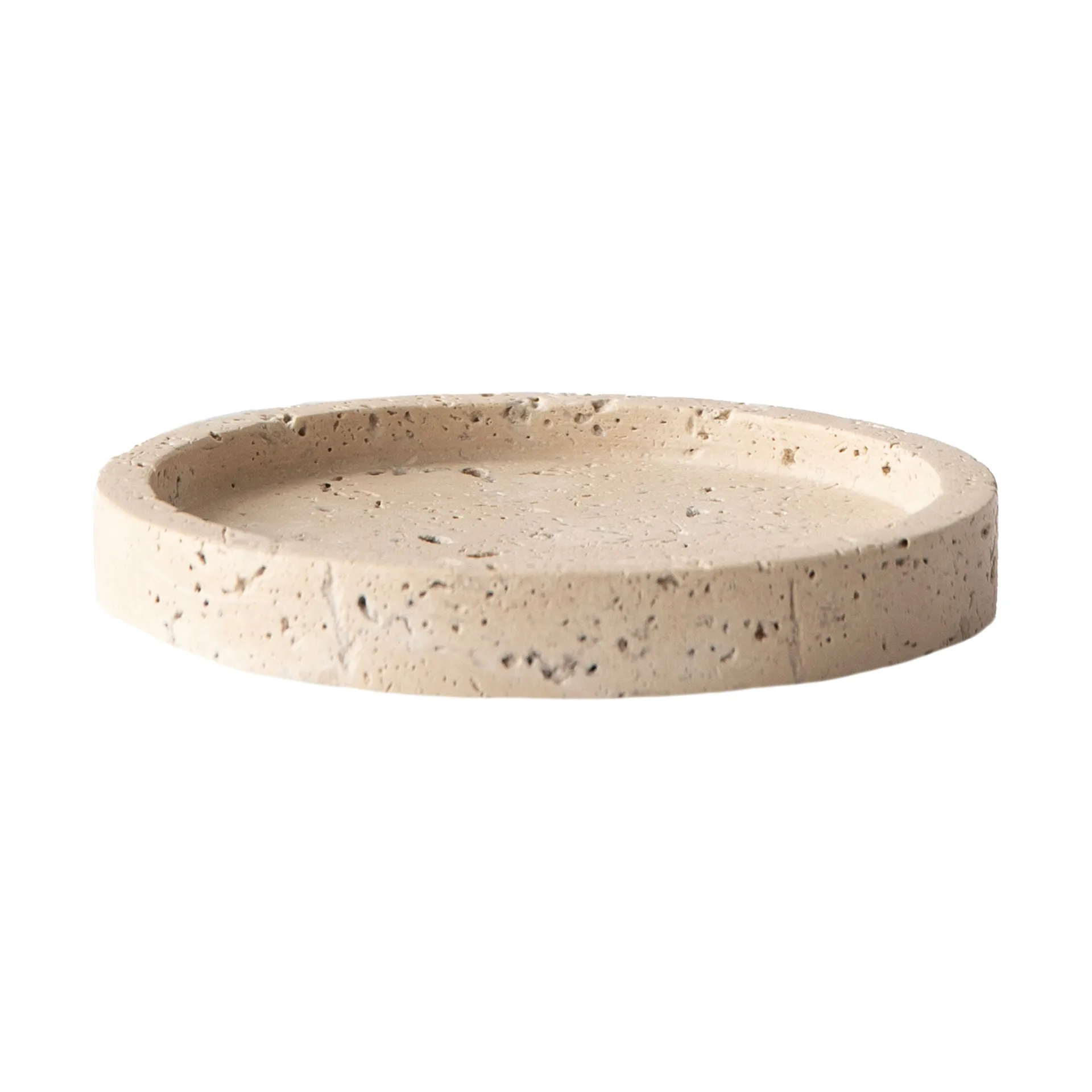 Travertine fat, Ø15 cm Tell Me More