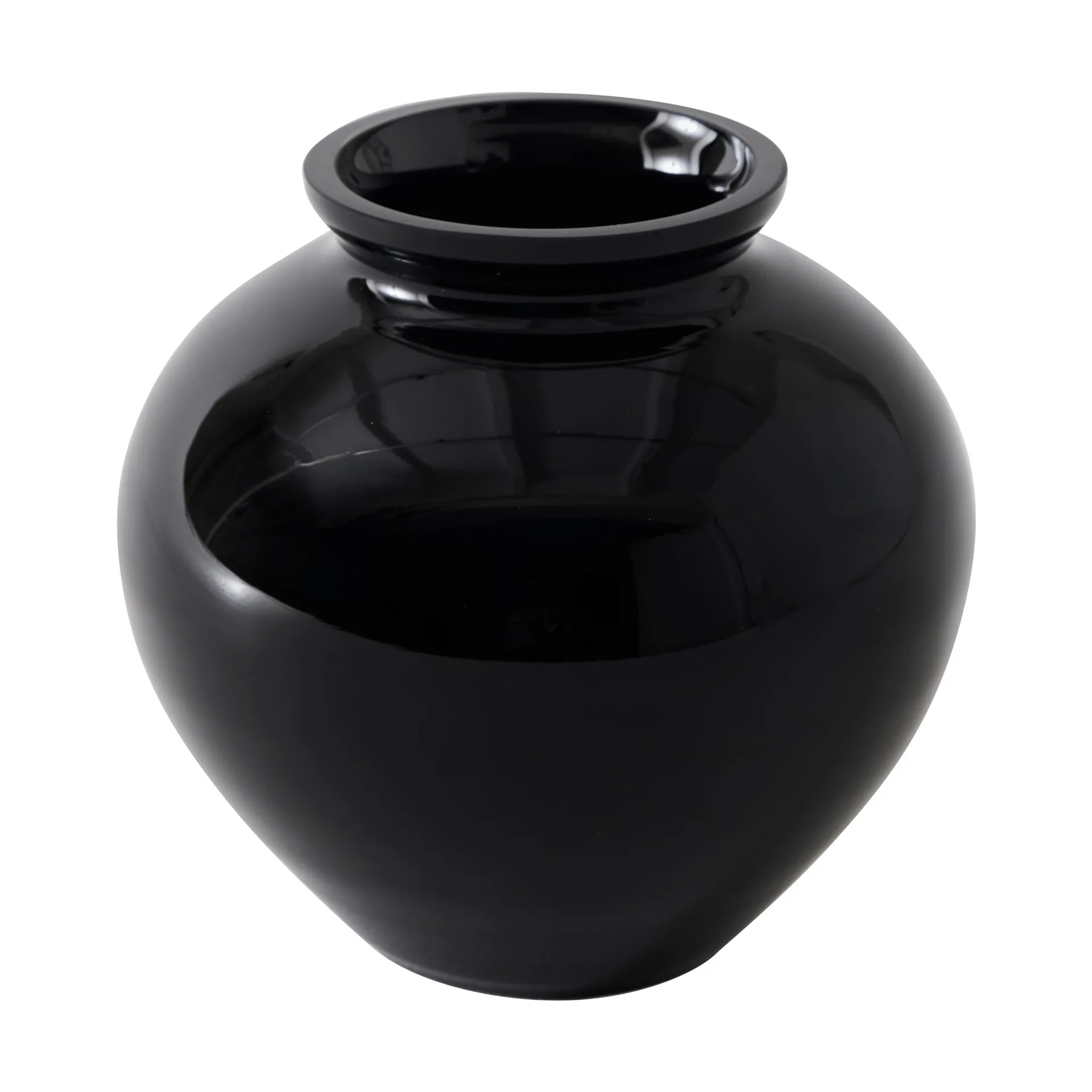Velino vase, Svart, Ø12,5x11,5 cm Tell Me More