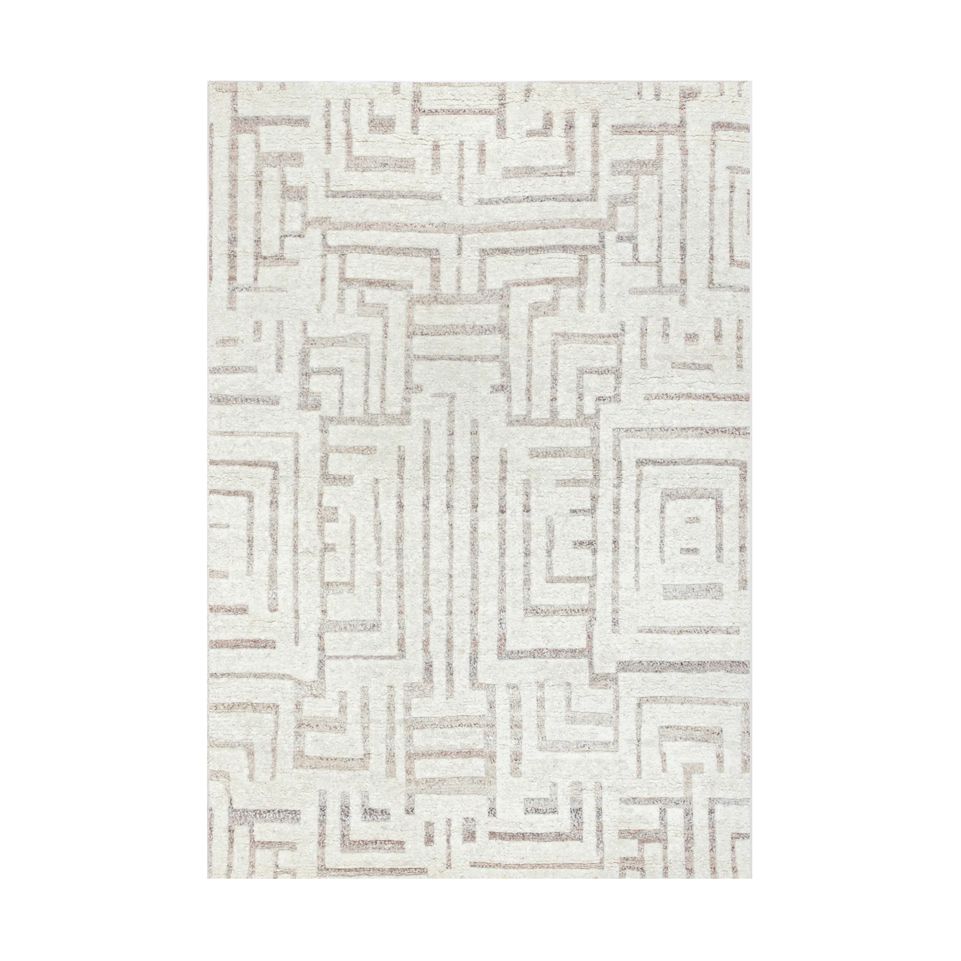 Viby ullteppe, Ivory-brown, 170x240 cm Tell Me More