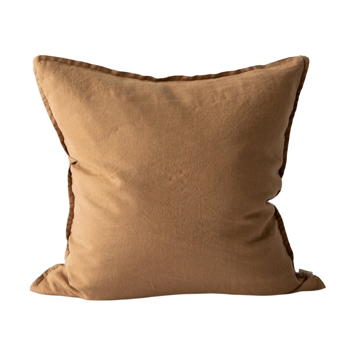 Bilde av Tell Me More Washed linen putetrekk 50 x 50 cm Hazelnut