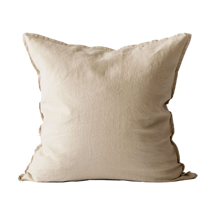 Washed linen putetrekk 50 x 50 cm - Sand - Tell Me More