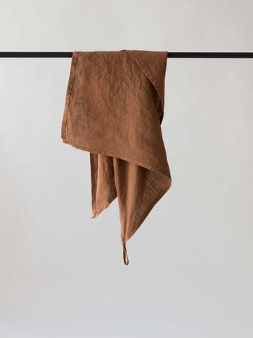 Washed linen stoffserviett 45 x 45 cm - Amber (brun) - Tell Me More