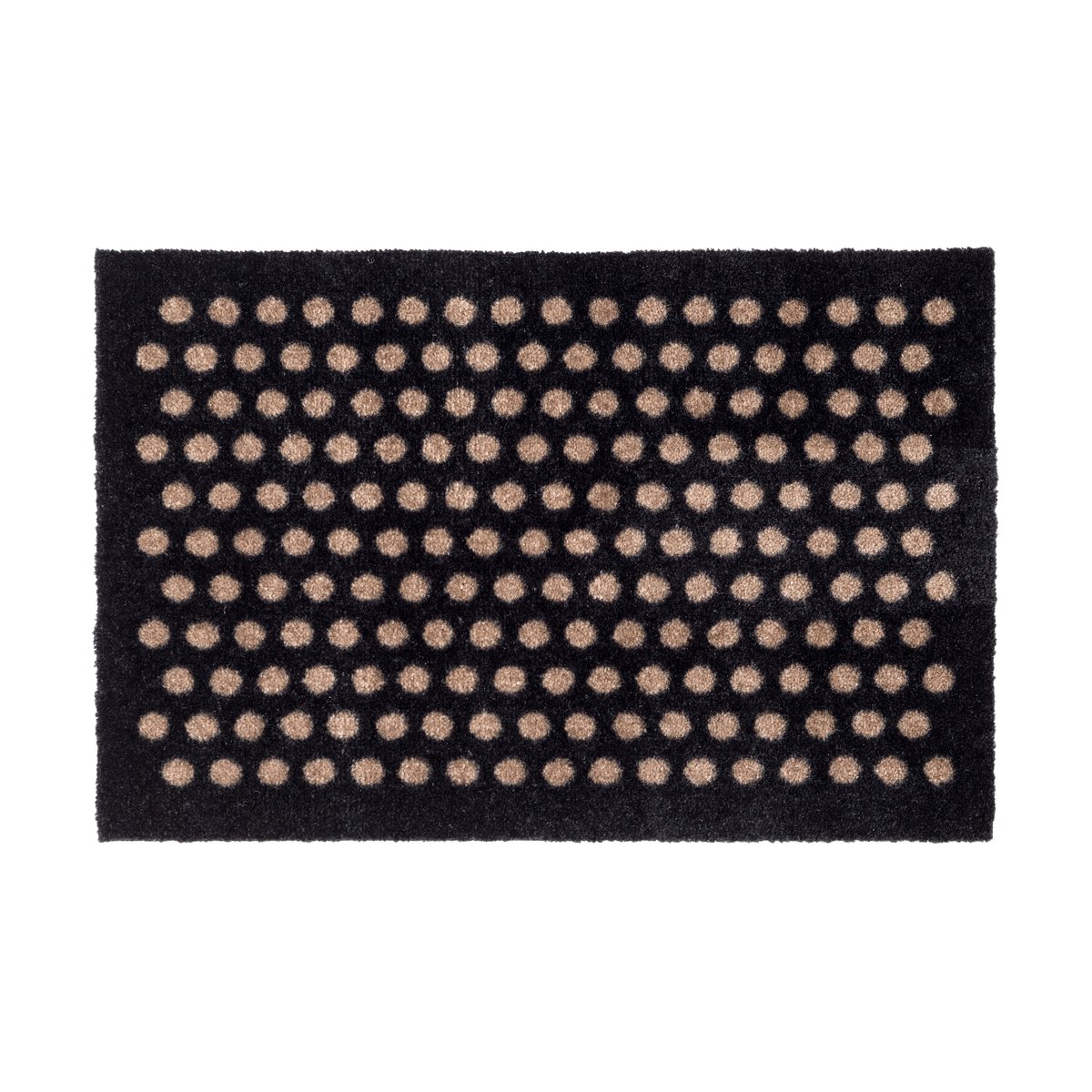 Bilde av tica copenhagen Dot dørmatte Black-sand 40 x 60 cm