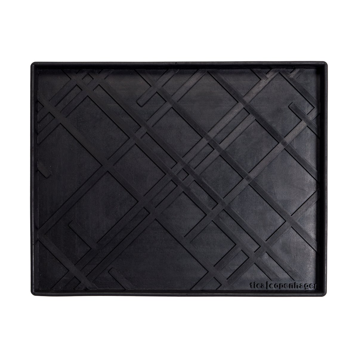 tica copenhagen Lines skobrett Medium, 38 x 48 cm | Skandinavisk Design | Skohyller | Svart
