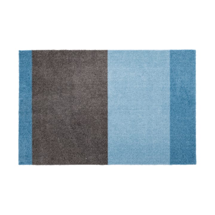 Stripes by tica, horisontal, dørmatte - Blue-steel grey, 60 x 90 cm - Tica copenhagen