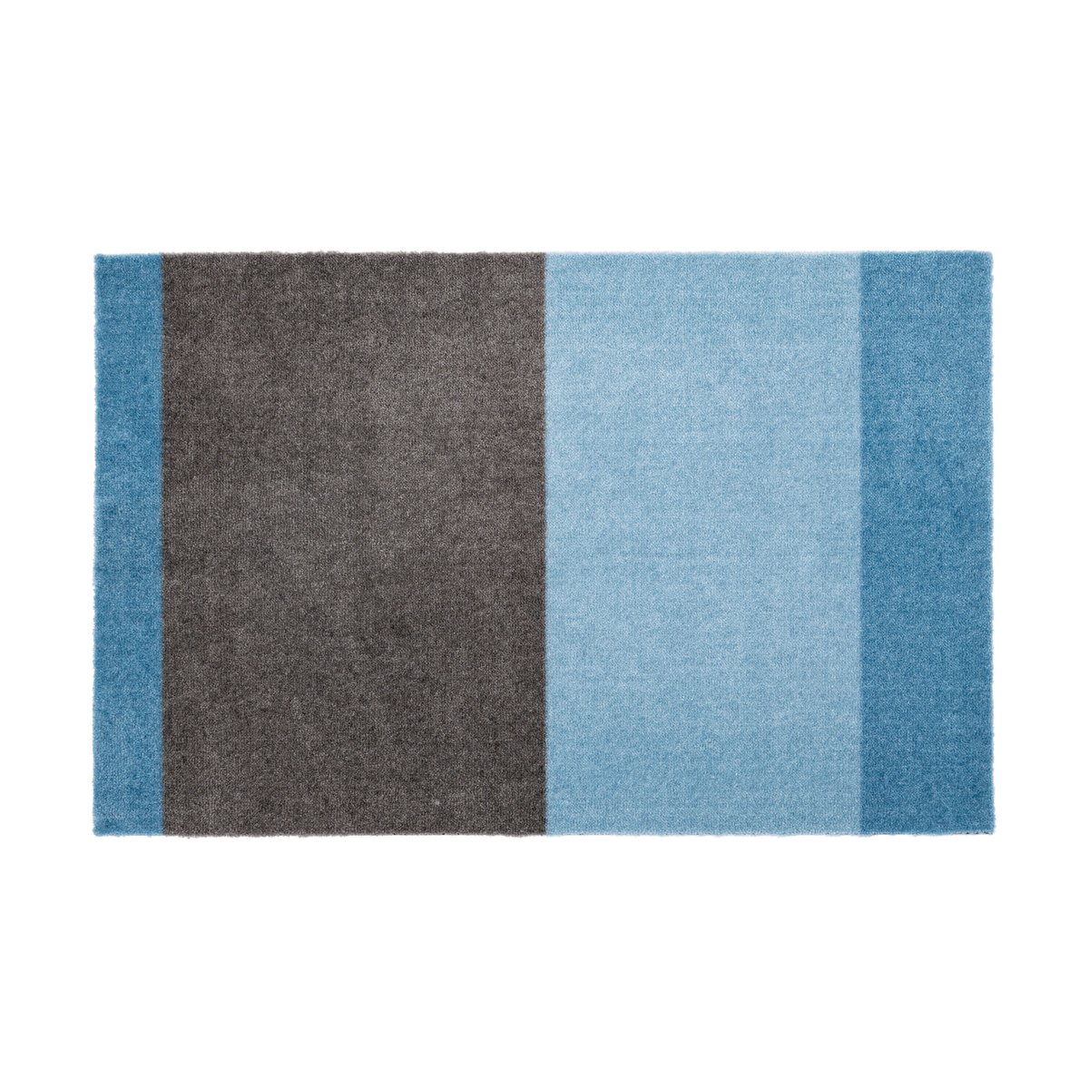 Bilde av tica copenhagen Stripes by tica horisontal dørmatte Blue-steel grey 60 x 90 cm