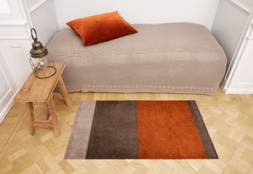 Stripes by tica, horisontal, dørmatte - Brown-terrakotta, 60 x 90 cm - tica copenhagen