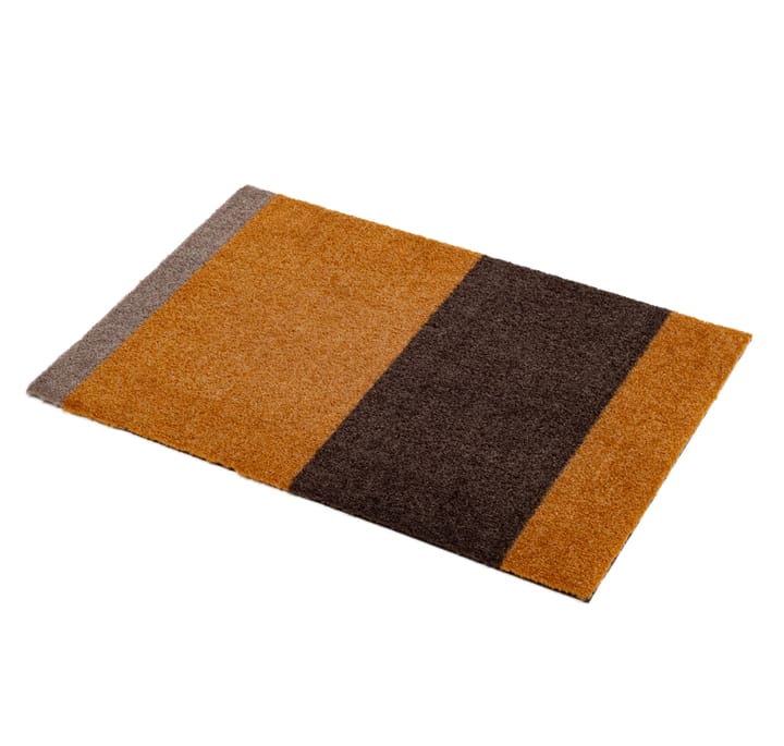 Stripes by tica, horisontal, dørmatte - Dijon-brown-sand, 40 x 60 cm - tica copenhagen