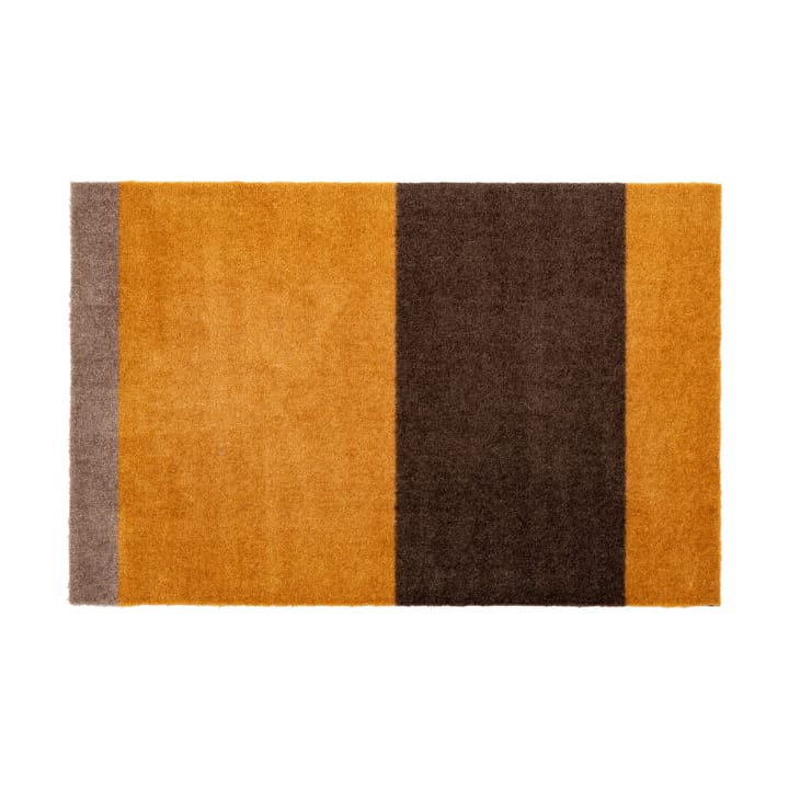 Stripes by tica, horisontal, dørmatte - Dijon-brown-sand, 60 x 90 cm - Tica copenhagen