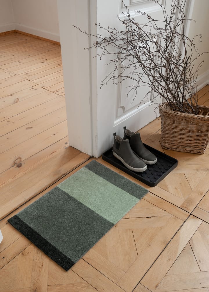 Stripes by tica, horisontal, dørmatte, Green, 40 x 60 cm tica copenhagen