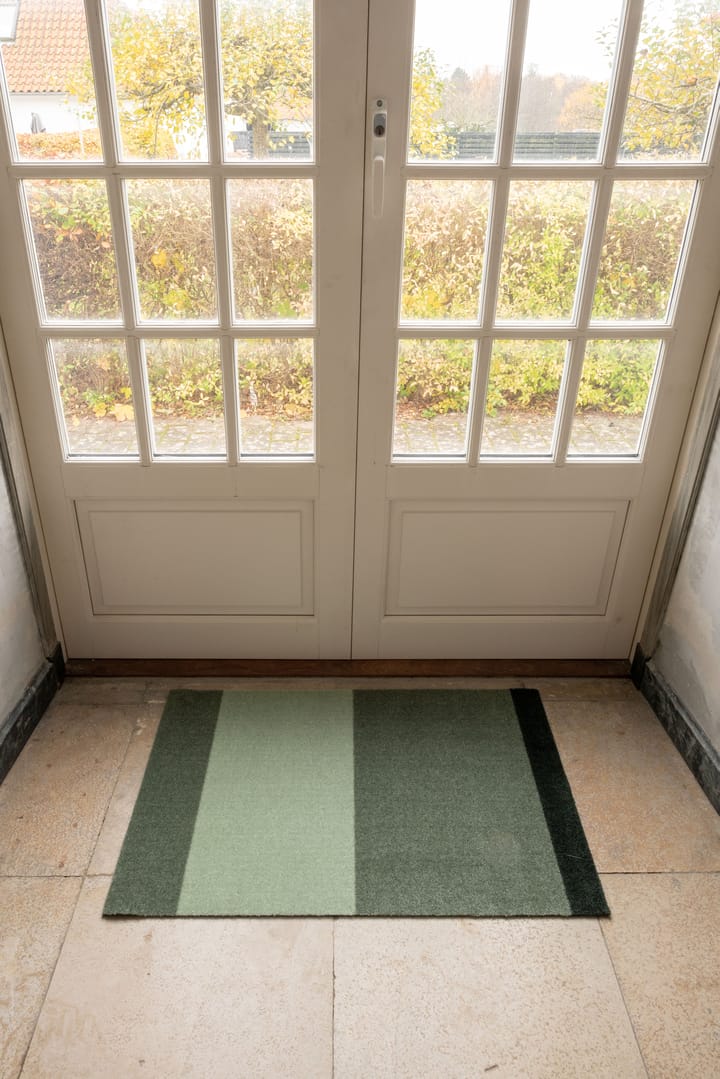 Stripes by tica, horisontal, dørmatte, Green, 60 x 90 cm tica copenhagen