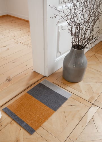 Stripes by tica, horisontal, dørmatte - Grey-grey-dijon, 40 x 60 cm - tica copenhagen