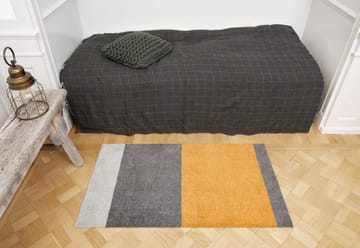 Stripes by tica, horisontal, dørmatte - Grey-grey-dijon, 60 x 90 cm - tica copenhagen