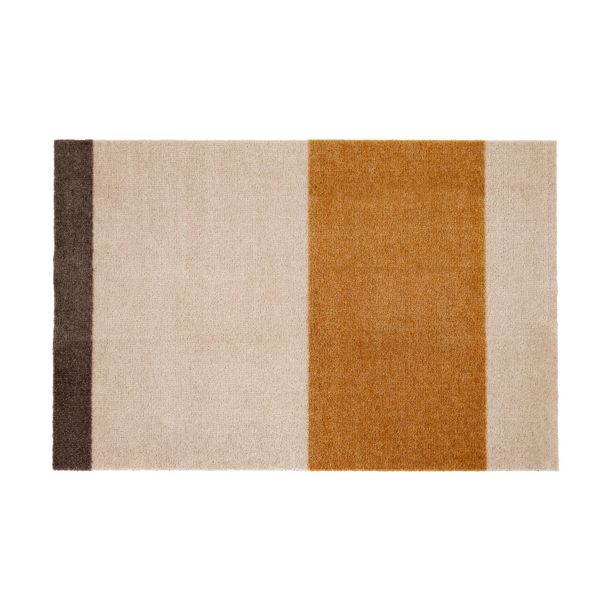Bilde av tica copenhagen Stripes by tica horisontal dørmatte Ivory-dijon-brown 60 x 90 cm
