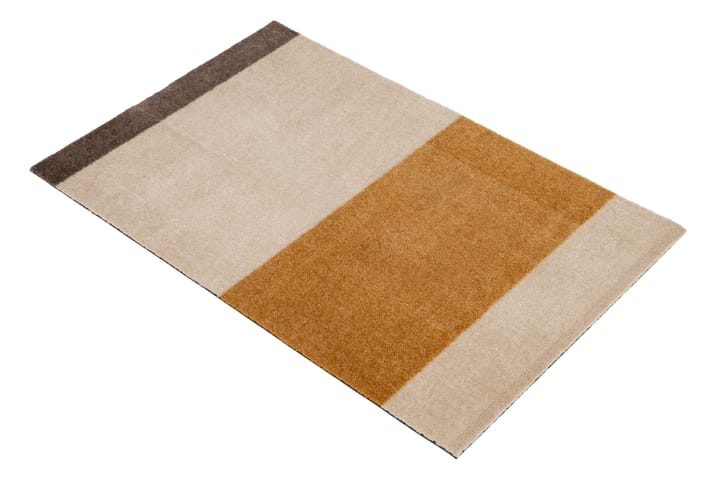 Stripes by tica, horisontal, dørmatte - Ivory-dijon-brown, 60 x 90 cm - tica copenhagen