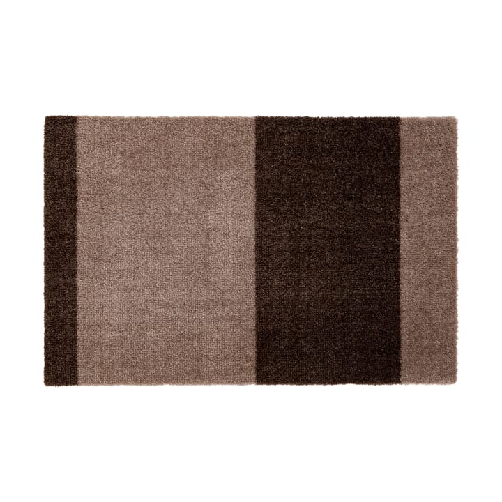 Stripes by tica, horisontal, dørmatte - Sand-brown, 40 x 60 cm - tica copenhagen