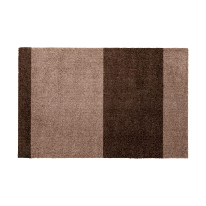 Stripes by tica, horisontal, dørmatte - Sand-brown, 60 x 90 cm - Tica copenhagen