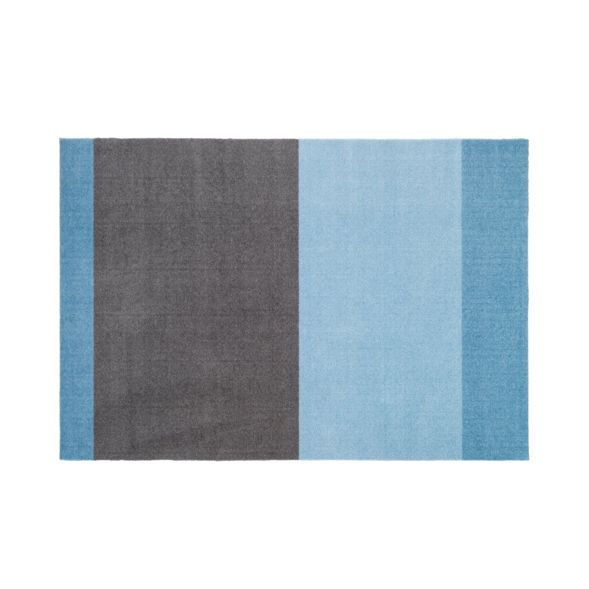Bilde av tica copenhagen Stripes by tica horisontal entréteppe Blue-steel grey 90 x 130 cm