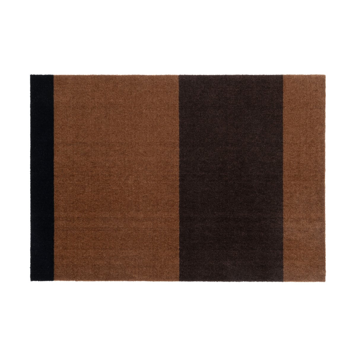 Bilde av tica copenhagen Stripes by tica horisontal entréteppe Cognac-dark brown-black 90x130 cm